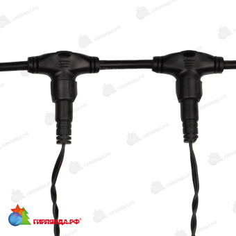 Гирлянда светодиодная Дождь 2х3м 448 Led Красный прозрачный пвх IP65 постоянное свечение 230В 14-2044