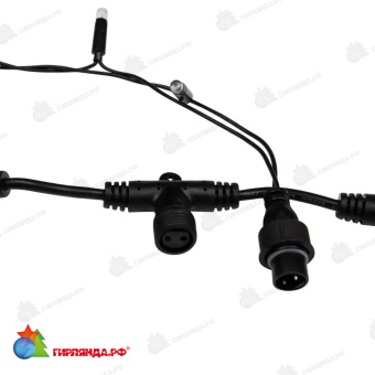 Гирлянда светодиодная Дождь 2х3м 448 Led Красный прозрачный пвх IP65 постоянное свечение 230В 14-2044