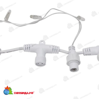 Гирлянда светодиодная Занавес 2х6м 768 Led Холодный Белый прозрачный пвх IP65 эффект мерцания 230В 14-2073