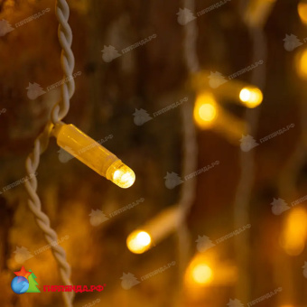 Гирлянда светодиодная Занавес 2х6м 768 Led Теплый Белый белый пвх IP65 постоянное свечение 230В 14-2076