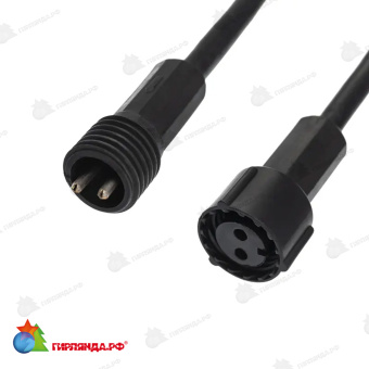 Гирлянда светодиодная Занавес 2х1,5м 360 Led Красный черный каучук IP67 постоянное свечение 230В блок в комплекте 14-2090