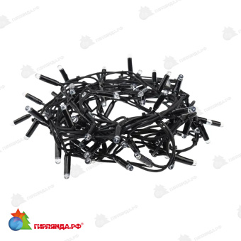 Гирлянда светодиодная Занавес 2х1,5м 360 Led Красный черный каучук IP67 постоянное свечение 230В блок в комплекте 14-2090