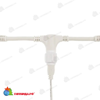 Гирлянда светодиодная Занавес 2х1,5м 360 Led Синий белый каучук IP67 постоянное свечение 230В блок в комплекте 14-2091