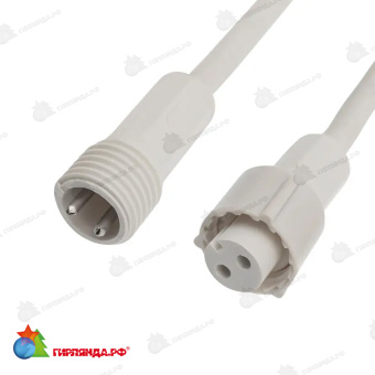 Гирлянда светодиодная Занавес 2х1,5м 360 Led Синий белый каучук IP67 постоянное свечение 230В блок в комплекте 14-2091