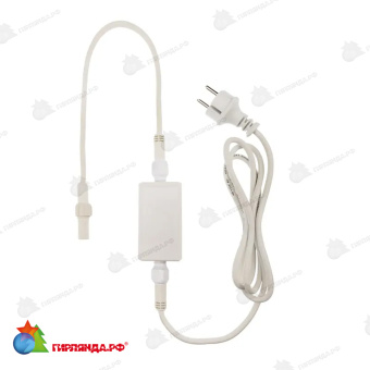 Гирлянда светодиодная Занавес 2х1,5м 360 Led Синий белый каучук IP67 постоянное свечение 230В блок в комплекте 14-2091