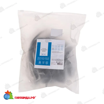 Гирлянда Нить управляемая 10м 100 Led Мультиколорколор (RGYB) черный пвх IP65 свечение с динамикой 230В 14-2345