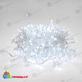 Гирлянда светодиодная Кластер 10м 200 Led Холодный Белый прозрачный пвх IP65 постоянное свечение 230В 14-2356