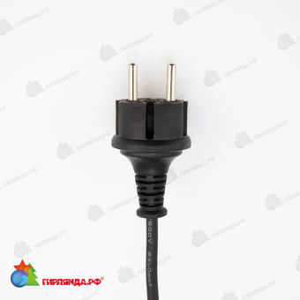 Гирлянда светодиодная Кластер 10м 400 Led Холодный Белый черный каучук IP67 постоянное свечение 230В 14-2362