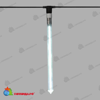 Сосулька светодиодная E27 50см двухсторонняя 48x2 Led Холодный Белый IP65 230В 14-2404