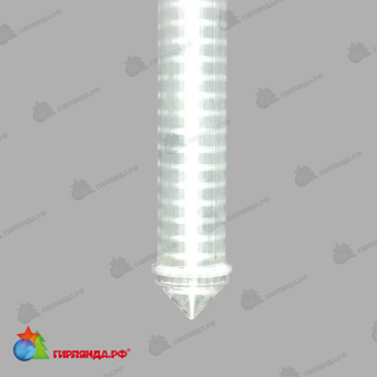 Сосулька светодиодная E27 50см двухсторонняя 48x2 Led Холодный Белый IP65 230В 14-2404