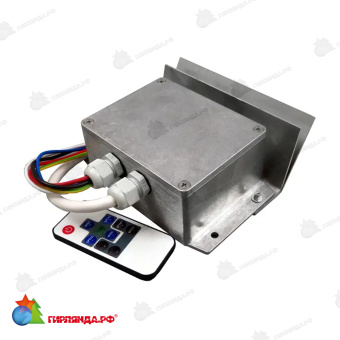 Контроллер iMLamp4D_AC_3500 для Белт-Лайта и светодиодных ламп 220В, 3500Вт, 4 канала х 4,0А, ДУ, IP65 ИМПУЛЬС ЛАЙТ 14-2427