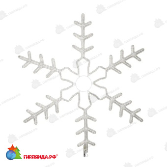 Светодиодная фигура из дюралайта Большая снежинка 95x95см Синий 14-2486