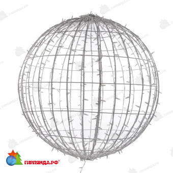 Шар светодиодный 230V, диаметр 120 см, 600 Led,эффект мерцания, цвет Теплый Белый 14-2515