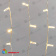 Гирлянда светодиодная Бахрома (Айсикл) 2,4х0,6м 88 Led Теплый Белый прозрачный пвх IP65 постоянное свечение 230В 14-2111