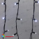 Гирлянда светодиодная Бахрома (Айсикл) 3,2х0,9м 120 Led Холодный Белый черный каучук 3,3мм IP67 постоянное свечение 230В блок в комплекте 14-2141