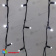 Гирлянда светодиодная Бахрома (Айсикл) 4х0,6м 128 Led Холодный Белый черный каучук 3,3мм IP67 постоянное свечение 230В 14-2148
