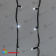 Гирлянда светодиодная Бахрома (Айсикл) 6х1,5м 480 Led Холодный Белый черный каучук 3,3мм IP67 постоянное свечение 230В блок в комплекте 14-2185