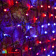 Гирлянда светодиодная Сеть 2,5х2,5м 432 Led Красный/Синий черный пвх IP65 свечение с динамикой 230В контроллер в комплекте 14-2210