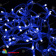 Гирлянда светодиодная Нить 10м 100 Led Синий прозрачный пвх IP65 постоянное свечение 24В 14-2285