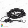 Гирлянда Нить управляемая 10м 100 Led Желтый черный пвх IP65 свечение с динамикой 230В контроллер в комплекте 14-2341