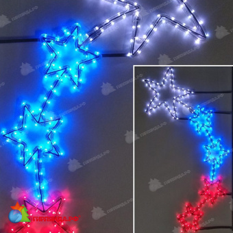 Световая консоль «Пять звезд» (Холодный Белый, Синий, Красный). 13-2167