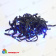Гирлянда Нить 10 м., 120 LED, Синий и белый, с мерцанием, черный провод. 10-3610
