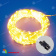 Гирлянда светодиодная "Роса", 50м. 500 LED. Теплый белый свет. Пульт ДУ (в/к). Провод прозрачный. 10-3825