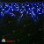 Гирлянда Бахрома, 3,1х0.5 м., 120 LED, синий, без мерцания, прозрачный ПВХ провод с защитным колпачком, 220В. 04-3217