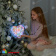 Светильник декоративный «Сердце», на батарейках 100 LED. Белый свет. Цвет корпуса радужный. 10-3860