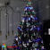 Светодиодная гирлянда "Роса", 1.2 м., 10 нитей, 120 LED, мульти, прозрачный провод. 10-3742.