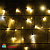 Бахрома 3x0.5 м, 102 LED, Теплый Белый, с мерцанием Холодный Белый, черный провод, каучук (резина). С защитным колпачком. 17-1007