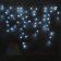 Гирлянда Бахрома, 3х0.9 м., 144 LED, холодный белый, без мерцания, черный резиновый провод (Каучук), с защитным колпачком. 07-3526