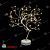 Светодиодное дерево высота 50 см., 108 LED, телпый белый, (USB + батарейка). 03-4053