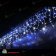Гирлянда Бахрома, 3х0.5 м., 112 LED, синий, белый, без мерцания, прозрачный ПВХ провод. 07-3446