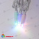 Гирлянда Нить 10 м., 120 LED, мульти, с мерцанием, белый резиновый провод (Каучук), с защитным колпачком. 10-3739.