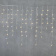 Гирлянда Бахрома 4,9x0,5м., 280 LED, Теплый Белый, с мерцанием Холодный Белый, прозрачный провод (ПВХ). с защитным колпачком.  04-4286