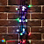 Гирлянда светодиодная Мультиколоршарики Ø23мм 10м 80 Led RGB черный пвх IP65 быстрая смена цвета 230В 14-2330