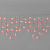 Гирлянда Бахрома 3х0.6м., 108 LED, красный, без мерцания, прозрачный ПВХ провод с защитным колпачком. 16-1003