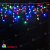 Гирлянда Бахрома, 4,9х0.5 м., 240 LED, мульти, без мерцания, прозрачный ПВХ провод (Без колпачка), 220В. 04-3241