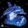 Акриловая светодиодная фигура "Синие дельфины" 65х48х48 см, 136 LED, холодный белый, прозрачный ПВХ провод. 14-1542