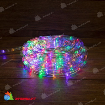 Светодиодный дюралайт LED, 24 LED/м, 14м, мульти, с динамикой. 14-1611