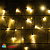 Бахрома 3x0.5 м, 102 LED, Теплый Белый, без мерцания, черный провод, каучук (резина). 17-1005
