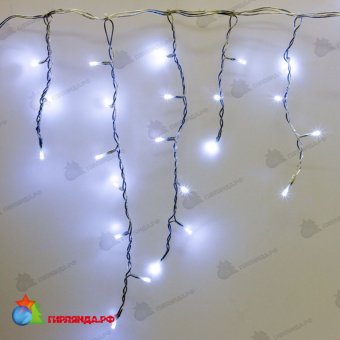 Гирлянда Бахрома, 3х0.5 м., 112 LED, холодный белый, без мерцания, прозрачный ПВХ провод с защитным колпачком. 07-3470