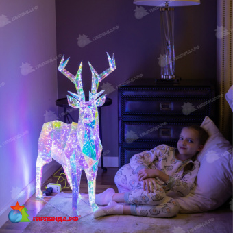 Светильник декоративный «Олень». 500 LED. Белый свет. Цвет корпуса радужный. 10-3850