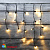 Бахрома 3x0.5 м, 102 LED, Теплый Белый, без мерцания, черный провод (ПВХ). 17-1013