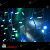 Гирлянда Бахрома 4.8х0.6 м., 160 LED, мульти, с мерцанием, белый резиновый провод (Каучук), с защитным колпачком. 11-1965