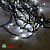 Гирлянда Бахрома, 5х0.5м., 250 LED, холодный белый, без мерцания, черный ПВХ провод с защитным колпачком. 05-1937