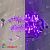 Гирлянда Нить, 5+5м., 100 LED, Фиолетовый, без мерцания, фиолетовый провод (пвх). 07-3855