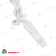 Гирлянда светодиодный занавес 3х2 м., 240 LED, холодный белый, с мерцанием, белый резиновый провод (Каучук), с защитным колпачком. 10-3725.