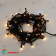 Гирлянда Нить 10 м., 120 LED, теплый белый, с мерцанием холодный, черный резиновый провод (Каучук), с защитным колпачком. 10-3806.